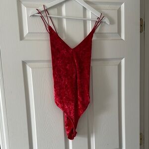 Red Velvet Bodysuit